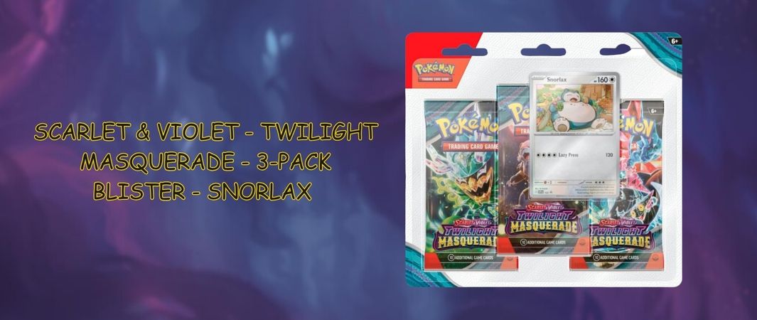 3 pack snorlax zlaté pokémon karty 